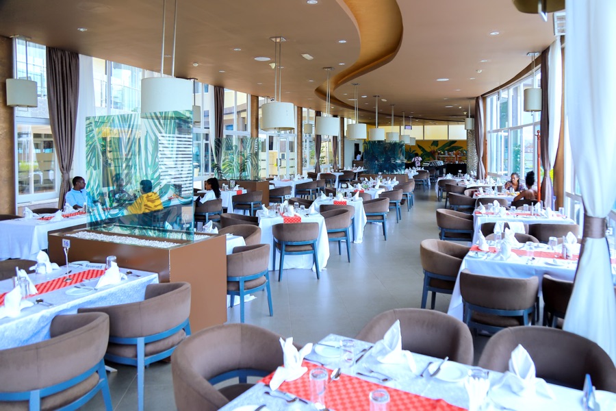 Daytime buffet service at Chapter Two Restaurant, home of Saturday's Taste of Uganda