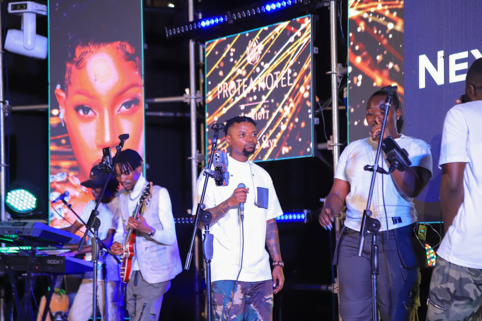 D'Maestroz Band performing live at Tropicanna Poolside