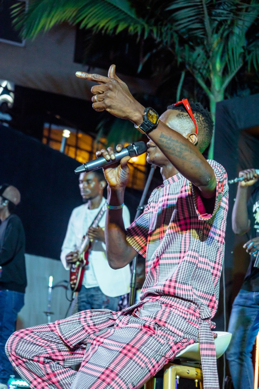 Jose Chameleone performing live at The Skyz Exclusive