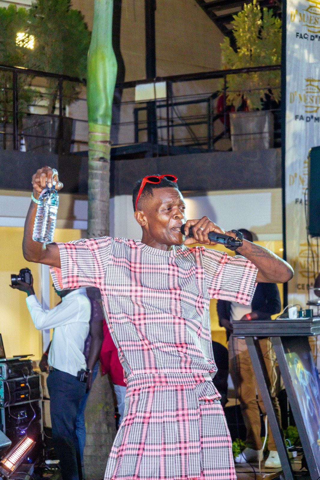 Jose Chameleone engaging the crowd at Tropicanna Poolside